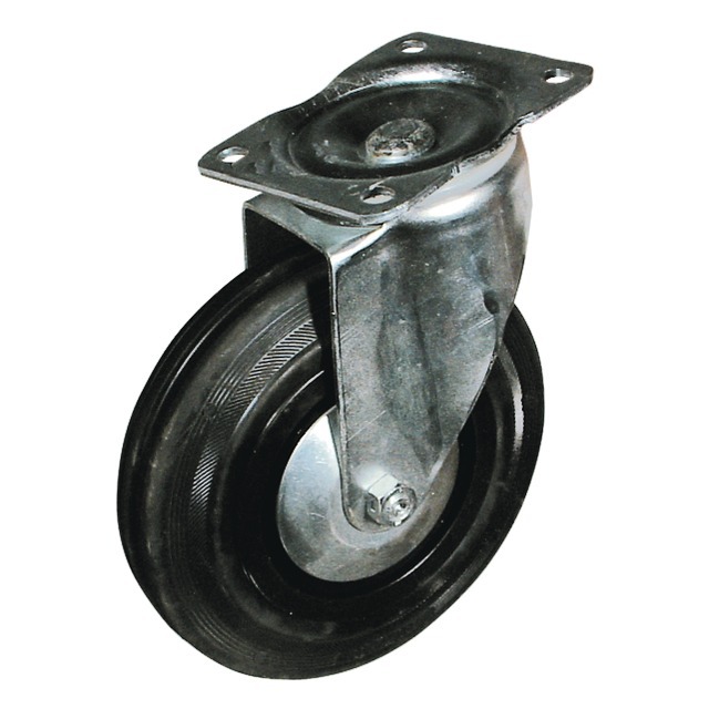Roue Polyamide Pivotante 125X30 MM Plat 100X85 MM + Parefils référence fournisseur 1855616